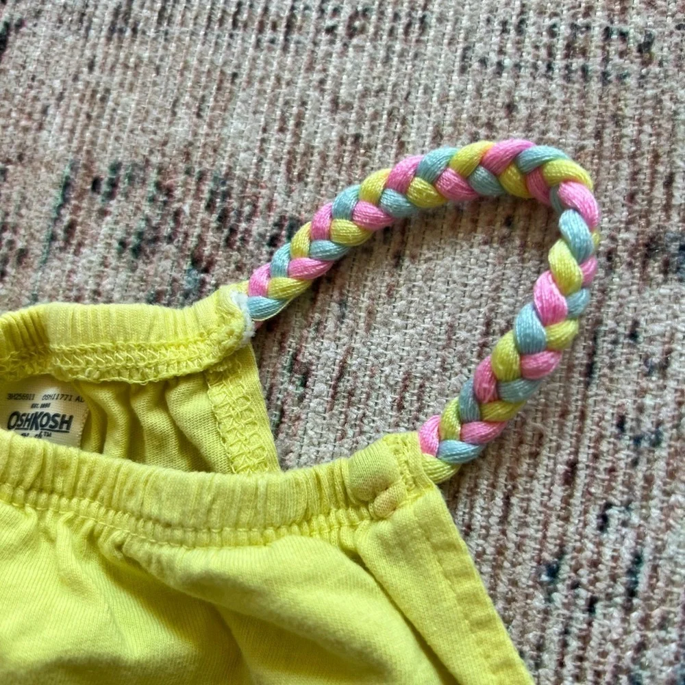 Carter's Green and Yellow Tank Top Vibrant Sleeveless Style